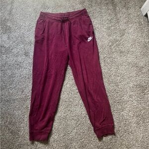 Maroon nike sweats